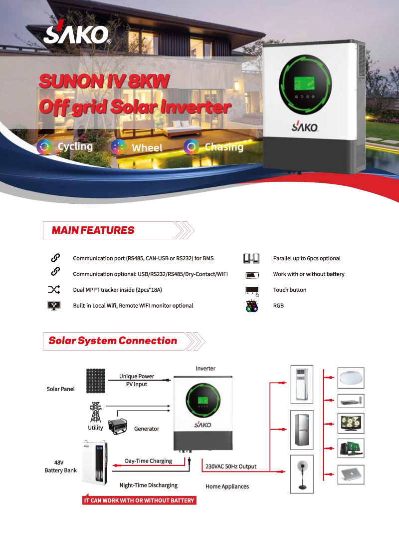 Sunon IV 8kW 48V (450VDC) - 1